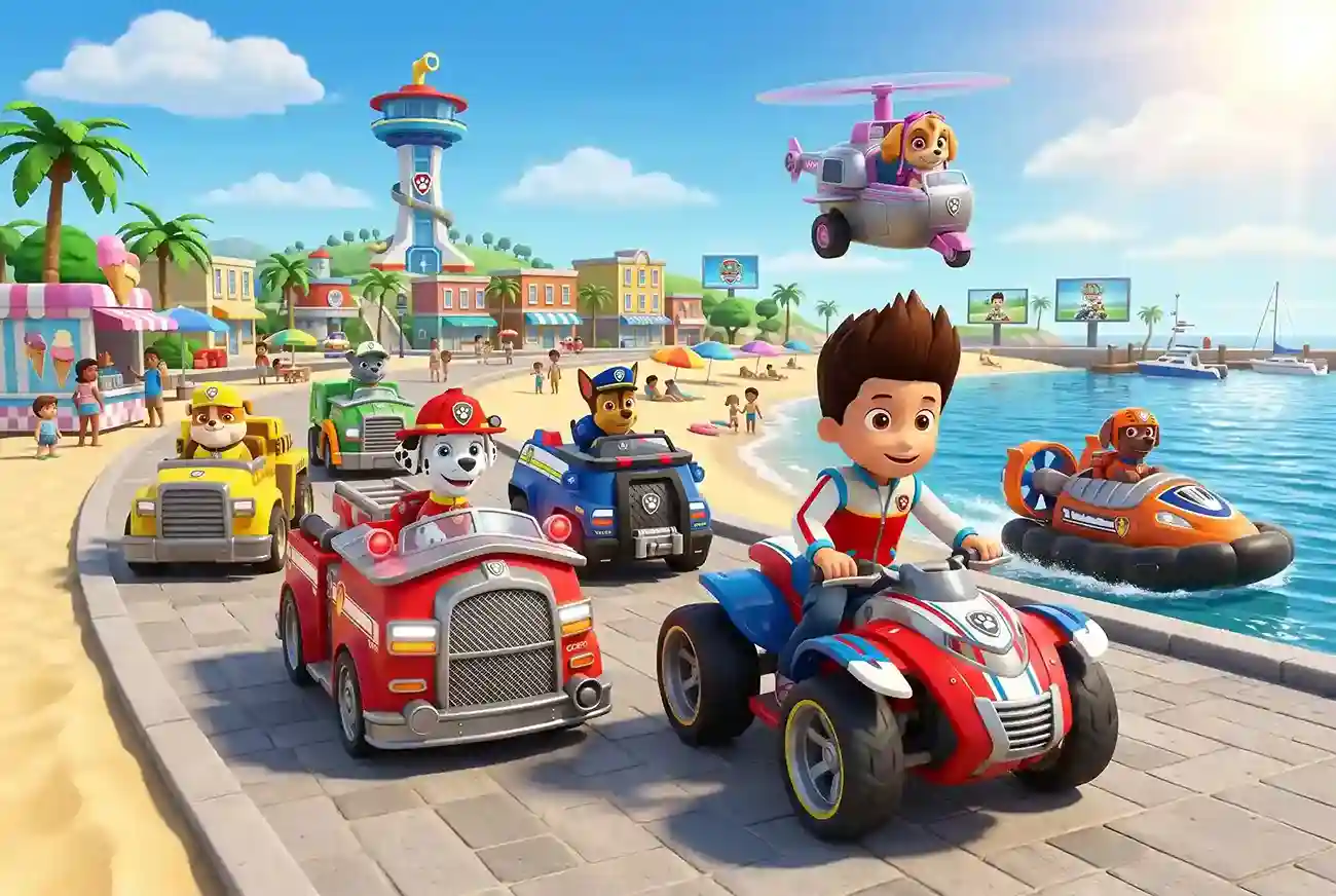 Juego de Paw Patrol en verano de 2026